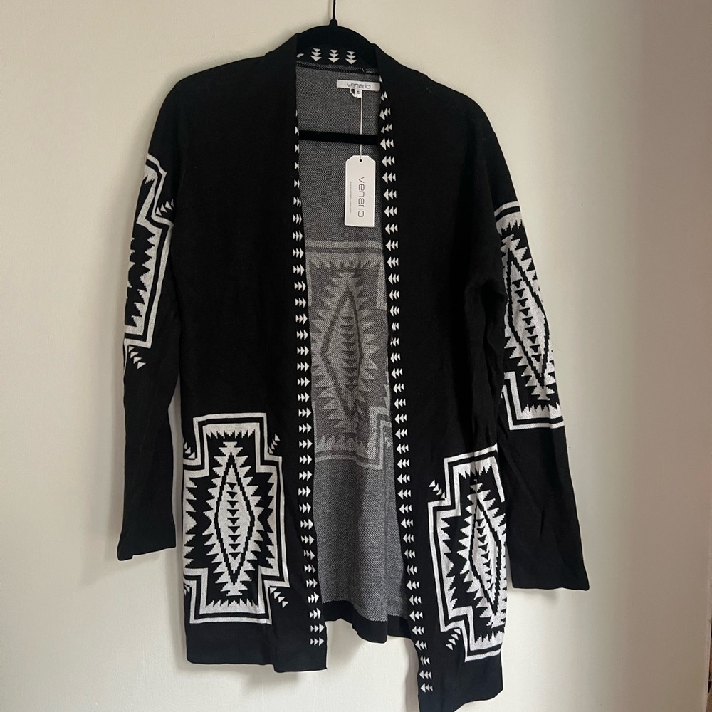 Native American Southwest design cardigan small
